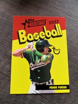 2022 Topps Heritage Minor League 1973 Topps Pack Cover #73PC-10 Pedro Pineda