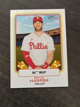 2022 Topps Heritage High Number Award Winners #AW-2 Bryce Harper