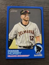 2022 Topps Heritage Minor League Blue #80 Connor Norby