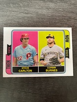 2023 Topps Heritage Then and Now #TAN-13 Corbin Burnes|Steve Carlton