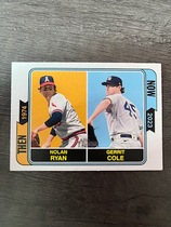 2023 Topps Heritage Then and Now #TAN-7 Gerrit Cole|Nolan Ryan