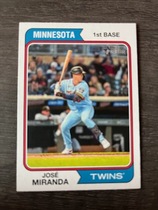 2023 Topps Heritage #54 Jose Miranda