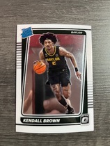 2022 Panini Chronicles Draft Picks Donruss Optic Rated Rookie #16 Kendall Brown