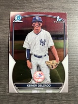 2023 Bowman Chrome Prospects #BCP-191 Keiner Delgado