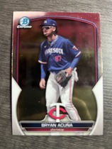 2023 Bowman Chrome Prospects #BCP-193 Bryan Acuna