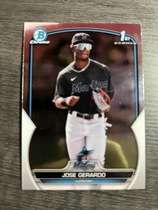 2023 Bowman Chrome Prospects #BCP-195 Jose Gerardo