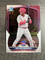 2023 Bowman Chrome Prospects #BCP-232 William Bergolla