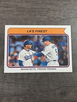 2023 Topps Heritage High Number Combo Cards #CC-3 Freddie Freeman|Mookie Betts