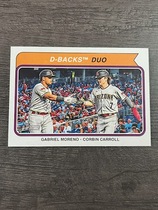 2023 Topps Heritage High Number Combo Cards #CC-5 Corbin Carroll|Gabriel Moreno