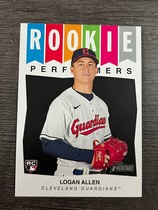 2023 Topps Heritage High Number Rookie Performers #RP-5 Logan Allen