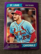 2023 Topps Heritage High Number Chrome Hot Box Refractor #677 Nolan Arenado