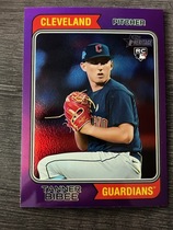 2023 Topps Heritage High Number Chrome Hot Box Refractor #686 Tanner Bibee