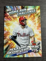 2024 Topps Home Run Challenge Code Card Unredeemed #HRC-18 Bryce Harper