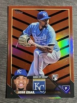 2023 Topps Update Orange and Black Foil #US246 Jose Cuas