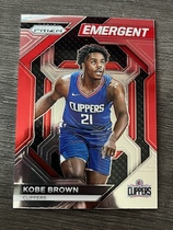 2023 Panini Prizm Emergent #18 Kobe Brown