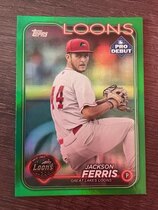 2024 Topps Pro Debut Green Foil #PD-109 Jackson Ferris