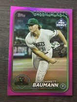 2024 Topps Pro Debut Fuchsia Foil #PD-4 Garrett Baumann
