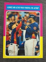 2024 Topps Heritage High Number Combo Cards #CC-9 Jose Altuve|Yordan Alvarez