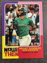 2024 Topps Heritage High Number Now and Then #NAT-9 Julio Rodriguez