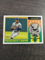 2025 Topps Heritage 1976 Player Icons #76PI-24 Francisco Lindor