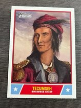 2025 Topps Heritage Notable Americans #NS-80 Tecumseh