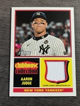 2025 Topps Heritage Clubhouse Collection Relics #CCR-AJ Aaron Judge