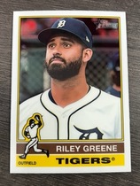 2025 Topps Heritage Chrome #54 Riley Greene