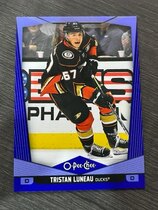 2024 Upper Deck O-Pee-Chee OPC Blue Border #95 Tristan Luneau