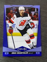 2024 Upper Deck O-Pee-Chee OPC Blue Border #366 Jonas Siegenthaler
