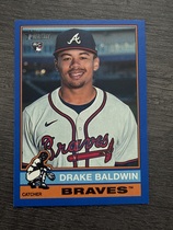 2025 Topps Heritage High Number Dark Blue Bordered #561 Drake Baldwin