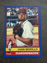 2025 Topps Heritage High Number Dark Blue Bordered #581 Juan Morillo