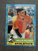 2025 Topps Heritage High Number Chrome Light Blue Sparkle Refractor #533 Willie Maciver