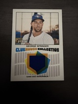 2026 Topps Heritage Clubhouse Collection Relics #CCR-GS George Springer
