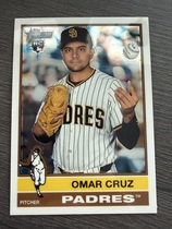 2025 Topps Heritage High Number Chrome #516 Omar Cruz