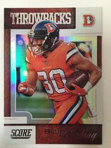 2019 Score Throwbacks #18 Phillip Lindsay