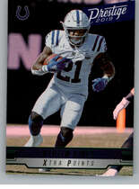2019 Panini Prestige Xtra Points Green #48 Nyheim Hines
