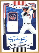 2024 Panini Collegiate National Team Signatures Materials PE #30 Jac Caglianone