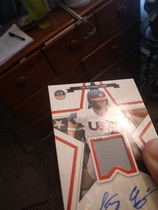 2025 Panini Stars and Stripes Stars and Stripes Signature Materials #60 Grady Emerson