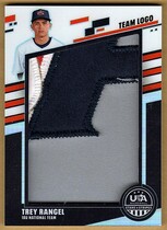 2026 Panini Prizm Stars & Stripes Jumbo Materials Team Logo #198 Trey Rangel