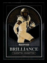 2023 Panini Prizm Draft Picks Brilliance #BR-24 Quentin Johnston