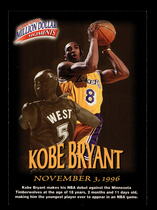 1997 Fleer Million Dollar Moments #31 Kobe Bryant