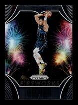 2019 Panini Prizm Fireworks #22 Luka Doncic