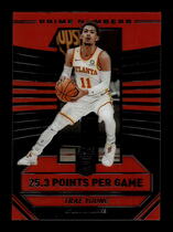 2021 Donruss Elite Prime Numbers #10 Trae Young