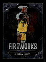 2022 Panini Prizm Fireworks #10 Lebron James