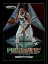 2022 Panini Prizm Prizmatic #16 Luka Doncic