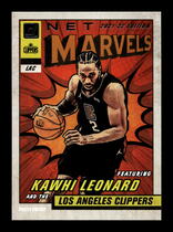 2021 Donruss Net Marvels (White Press Proof Text) #17 Kawhi Leonard