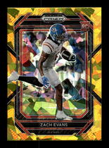 2023 Panini Prizm Draft Picks Gold Ice Prizm #125 Zach Evans