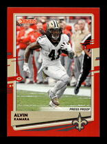 2020 Donruss Press Proof Red #176 Alvin Kamara
