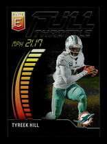 2023 Donruss Elite Full Throttle Green #20 Tyreek Hill