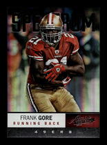 2012 Panini Absolute Spectrum Silver #80 Frank Gore
